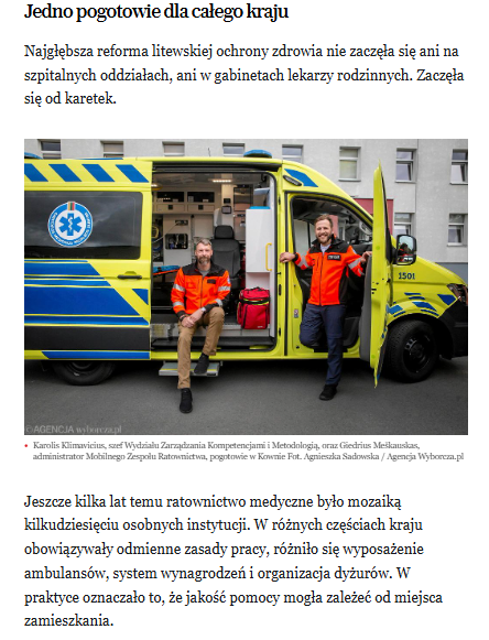 Gazeta Wyborcza publikacija
